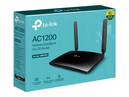 Obrázek TP-LINK Archer MR400 WiFi AC1200 4G LTE Modem Router 3x LAN WAN/LAN SIM slot 2 antennas