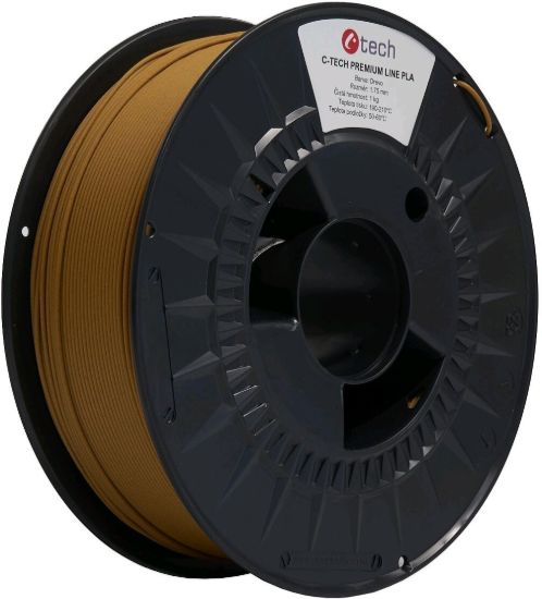 Obrázek C-TECH Tisková struna (filament) PREMIUM LINE, PLA, dřevo, 1,75mm, 1kg