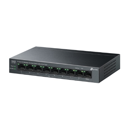 Obrázek TP-LINK 9-Port 10/100 Mbps Desktop Switch with 8-Port PoE+