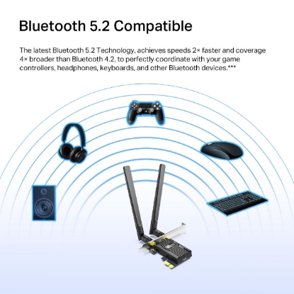 Obrázek TP-LINK AX3000 Dual Band Wi-Fi 6 Bluetooth PCI Express Adapter