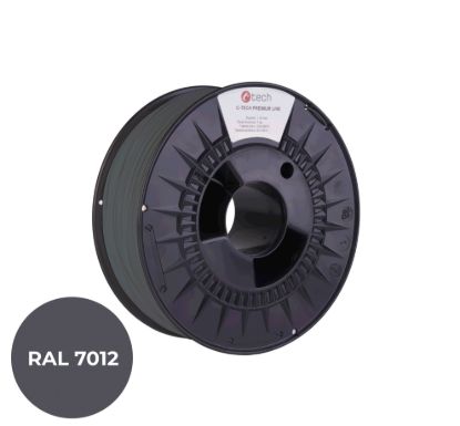 Obrázek C-TECH Filament  PREMIUM LINE TPU 90A flexibilní čedičová šedá RAL7012