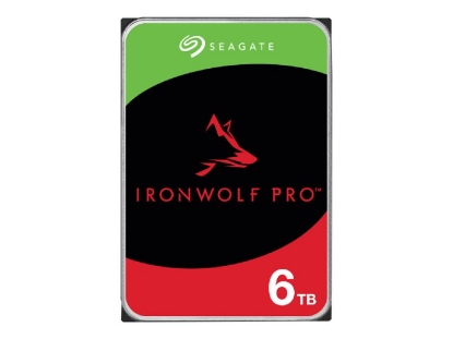 Obrázek SEAGATE Ironwolf PRO Enterprise NAS HDD 6TB 7200rpm 6Gb/s SATA 256MB cache 8.9cm 3.5inch 24x7 for NAS RAID Rackmount systems BLK