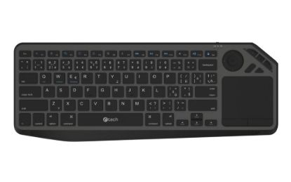 Obrázek C-TECH Klávesnice WLTK-02, Bezdrátová, Touchpad, černá