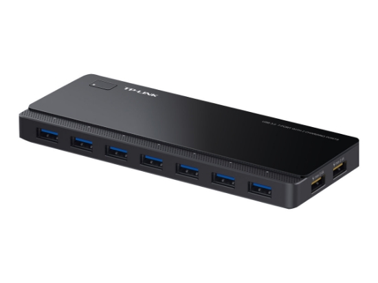 Obrázek TP-LINK UH720 7 portovy USB 3.0 Hub 2x charge ports 2 4A nap. adapter 12V/4A