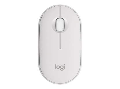 Obrázek LOGITECH Pebble Mouse 2 M350s Mouse optical 3 buttons wireless Bluetooth 5.2 LE tonal white