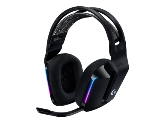 Obrázek LOGITECH G G733 LIGHTSPEED Wireless RGB Gaming Headset Headset full size 2.4 GHz wireless black
