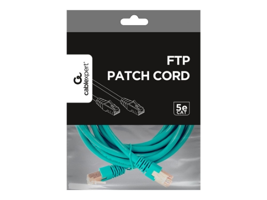 Obrázek GEMBIRD PP22-2M/G patchcord RJ45 cat.5e FTP 2m green