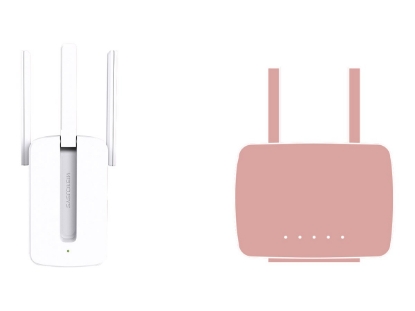 Obrázek TP-LINK MERCUSYS MW300RE N300 WiFi 802.11n Range Extender WPS 2x antenna