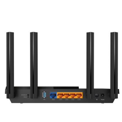 Obrázek TP-LINK AX3000 Dual-Band Wi-Fi 6 Router 574Mbps at 2.4GHz + 2402Mbps at 5GHz 4x Antennas 1x 2.5Gbps WAN/LAN Port