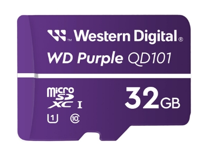 Obrázek WD Purple 32GB Surveillance microSD HC - Class 10 UHS 1