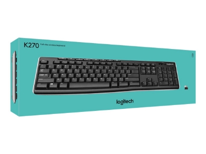 Obrázek LOGITECH 920-003741 K270 bezdrátová klávesnice CZ + SK Unifying