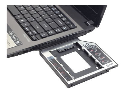 Obrázek GEMBIRD MF-95-01 Slim Mounting frame for SATA 25 drive to 5.25 bay