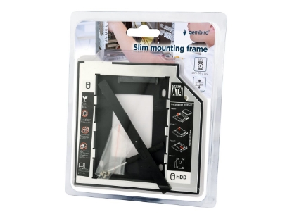 Obrázek GEMBIRD MF-95-01 Slim Mounting frame for SATA 25 drive to 5.25 bay