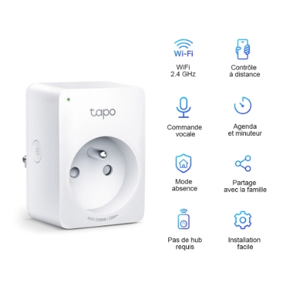 Obrázek TP-LINK Mini Smart Wi-Fi Socket Energy Monitoring German type plug