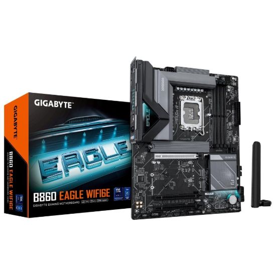 Obrázek GIGABYTE MB Sc LGA1851 B860 EAGLE WIFI6E, Intel B860, 4xDDR5, 1xDP, 1xHDMI, WiFi, ATX