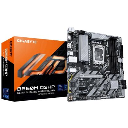 Obrázek GIGABYTE MB Sc LGA1851 B860M D3HP, Intel B860, 4xDDR5, 1xDP, 1xHDMI, mATX