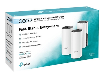 Obrázek TP-LINK Deco M4 AC1200 whole home Mesh WiFi Gigabit system MU-MIMO 3-pack set 2 int ant