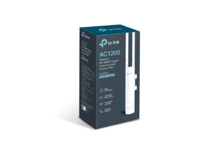 Obrázek TP-LINK EAP225-outdoor Gigabit AC1350 PoE AccessPoint Omada ceiling/wall mount MU-MIMO Omada SDN