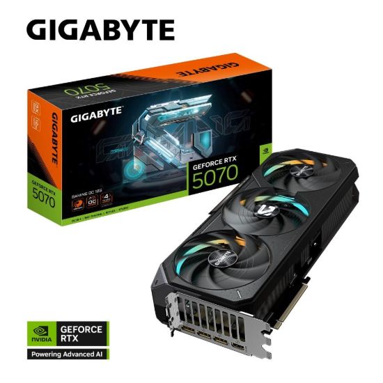 Obrázek GIGABYTE VGA NVIDIA GeForce RTX 5070 Ti GAMING OC 16G, 16G GDDR7, 3xDP, 1xHDMI