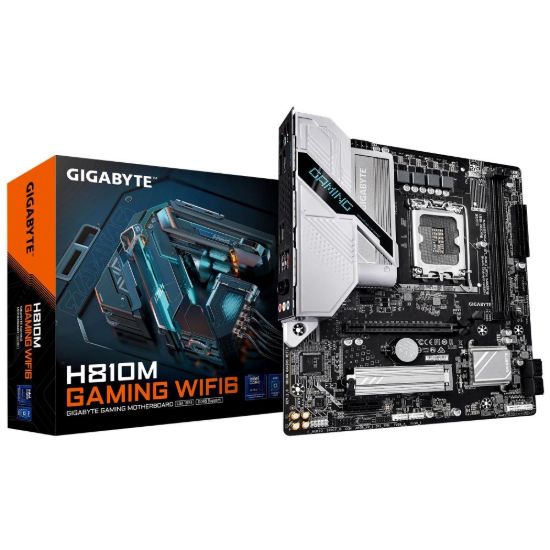 Obrázek GIGABYTE MB Sc LGA1851 H810M GAMING WIFI6, Intel H810, 2xDDR5, 1xDP, 1xHDMI, WiFi, mATX