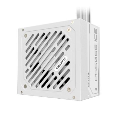 Obrázek GIGABYTE zdroj P550SS ICE, 550W, 80+ Silver, 120mm, ATX 3.0, bílá