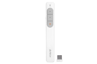 Obrázek A4tech 2.4G bezdrátový laserový prezentér a ukazovátko, bílá