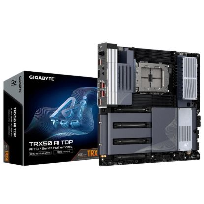 Obrázek GIGABYTE MB Sc sTR5 TRX50 AI TOP, AMD TRX50, 8xDDR5, WI-FI, E-ATX