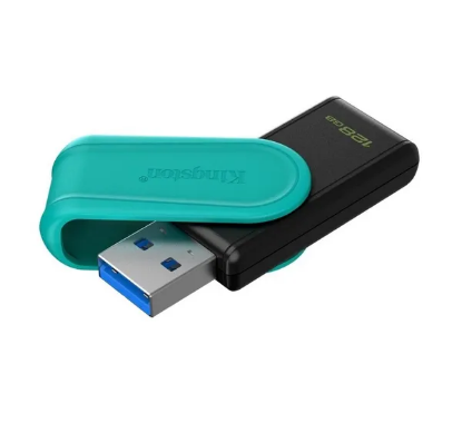 Obrázek Kingston Flash Disk 128GB USB3.2 Gen 1 Exodia S (Black + Turquoise)