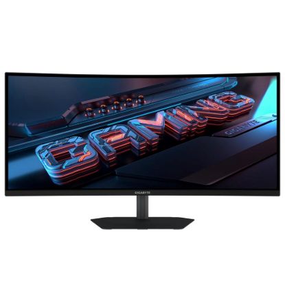 Obrázek GIGABYTE LCD - 34" Gaming monitor G34WQCP, Prohnutý VA1500R, 3440x1440 WQHD, 180Hz, 4000:1, 350cd/m2, 1ms, 2xHDMI, 1xDP