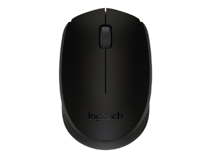Obrázek LOGITECH B170 Mouse optical 3 buttons wireless 2.4 GHz USB wireless receiver black