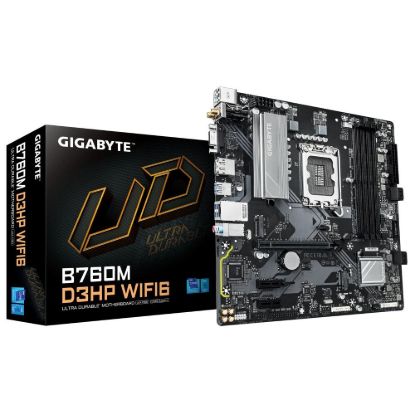 Obrázek GIGABYTE MB Sc LGA1700 B760M D3HP WIFI6, Intel B760, 4xDDR5, 1xDP, 1xHDMI, 1xVGA, mATX