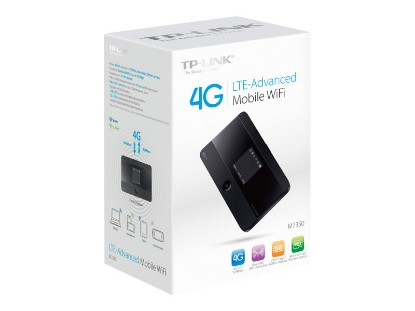 Obrázek TP-LINK M7350 4G LTE WiFi Modem Router SIM slot TFT N300 microSD 2000mAh
