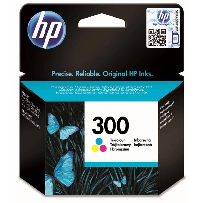 Obrázek Inkoustová náplň HP 300, 165 stran - CMY (CC643EE)