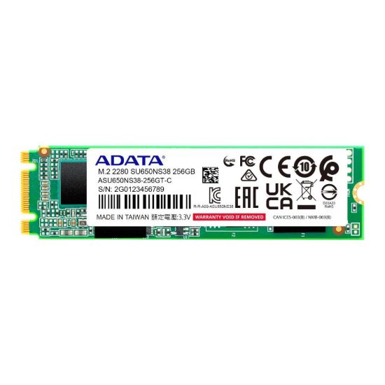 Obrázek ADATA SSD 256GB SU650NS38 PCIe Gen3x4 M.2 2280 (R:xx/W:xx MB/s)