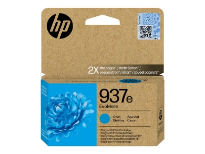 Obrázek HP 937e EvoMore Cyan Original Ink Cartridge