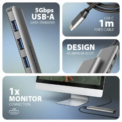 XAGON HMC-5H, USB 5Gbps hub