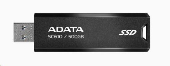 Obrázek ADATA Externí SSD 2TB SC610, USB-A 3.2, černá