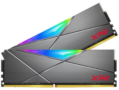 Obrázek ADATA XPG DIMM DDR4 16GB (Kit of 2) 3200MHz CL16, Spectrix D50 RGB, Šedá