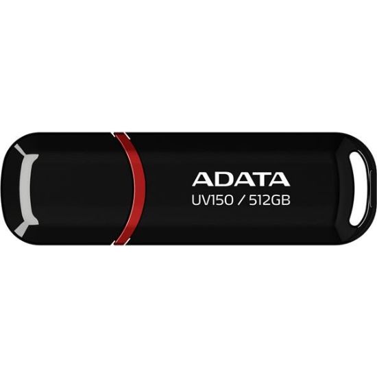 Obrázek ADATA Flash Disk 512GB UV150, USB 3.2, černá
