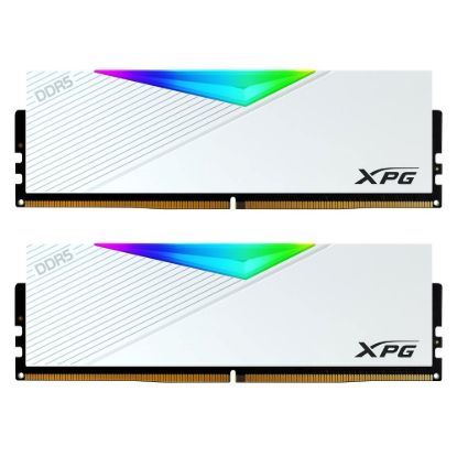 Obrázek ADATA XPG DIMM DDR5 48GB (Kit of 2) 6800MT/s CL34 Lancer RGB, Bílá