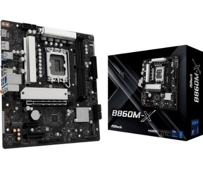 Obrázek ASRock MB Sc LGA1851 B860M- X, Intel B860, 2xDDR5, 1xDP, 1xHDMI, mATX