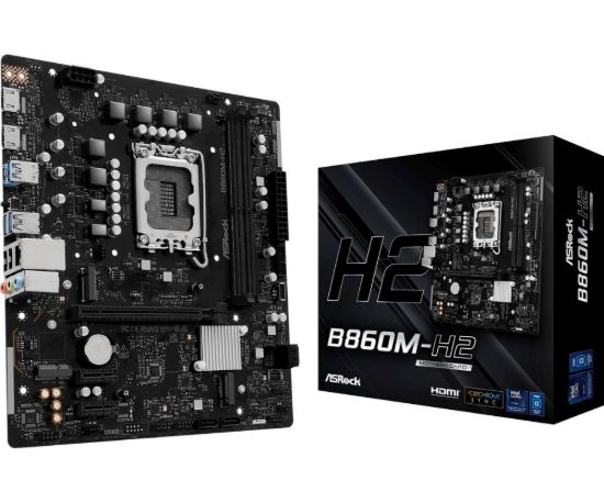 Obrázek ASRock MB Sc LGA1851 B860M-H2, Intel B860, 2xDDR5, 2xHDMI, mATX