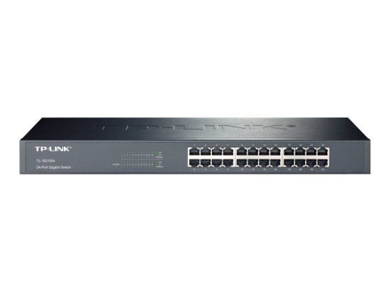 Obrázek TP-LINK TL-SG1024 19inch RM Switch 24x 10/100/1000Mbps RJ45