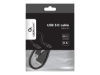 Obrázek GEMBIRD CCP-USB3-AMCM-0.5M USB 3.0 AM to Type-C cable AM/CM 0.5m black