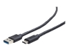 Obrázek GEMBIRD CCP-USB3-AMCM-0.5M USB 3.0 AM to Type-C cable AM/CM 0.5m black