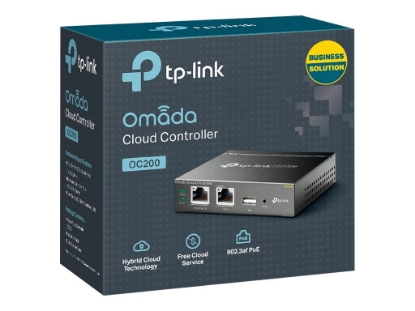 Obrázek TP-LINK OC200 Omada Cloud Controller centralized management for EAP 2x RJ45 1x USB 1x microUSB or PoE 802.3af Omada SDN