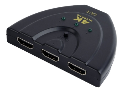Obrázek GEMBIRD DSW-HDMI-35 HDMI interface switch 3 ports built-in cable