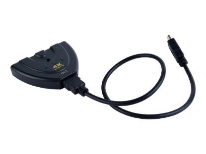 Obrázek GEMBIRD DSW-HDMI-35 HDMI interface switch 3 ports built-in cable
