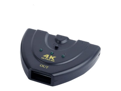 Obrázek GEMBIRD DSW-HDMI-35 HDMI interface switch 3 ports built-in cable