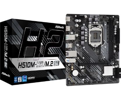 Obrázek ASRock MB Sc LGA1200 H510M-H2/M.2 SE, Intel H470, 2xDDR4, 2xHDMI, mATX